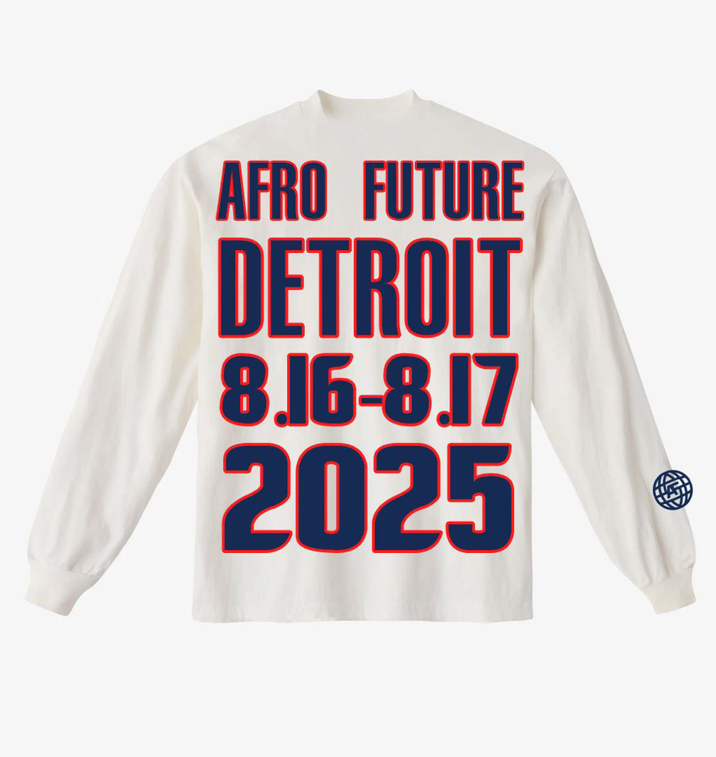 AfroFuture White Detroit SHORT Sleeve